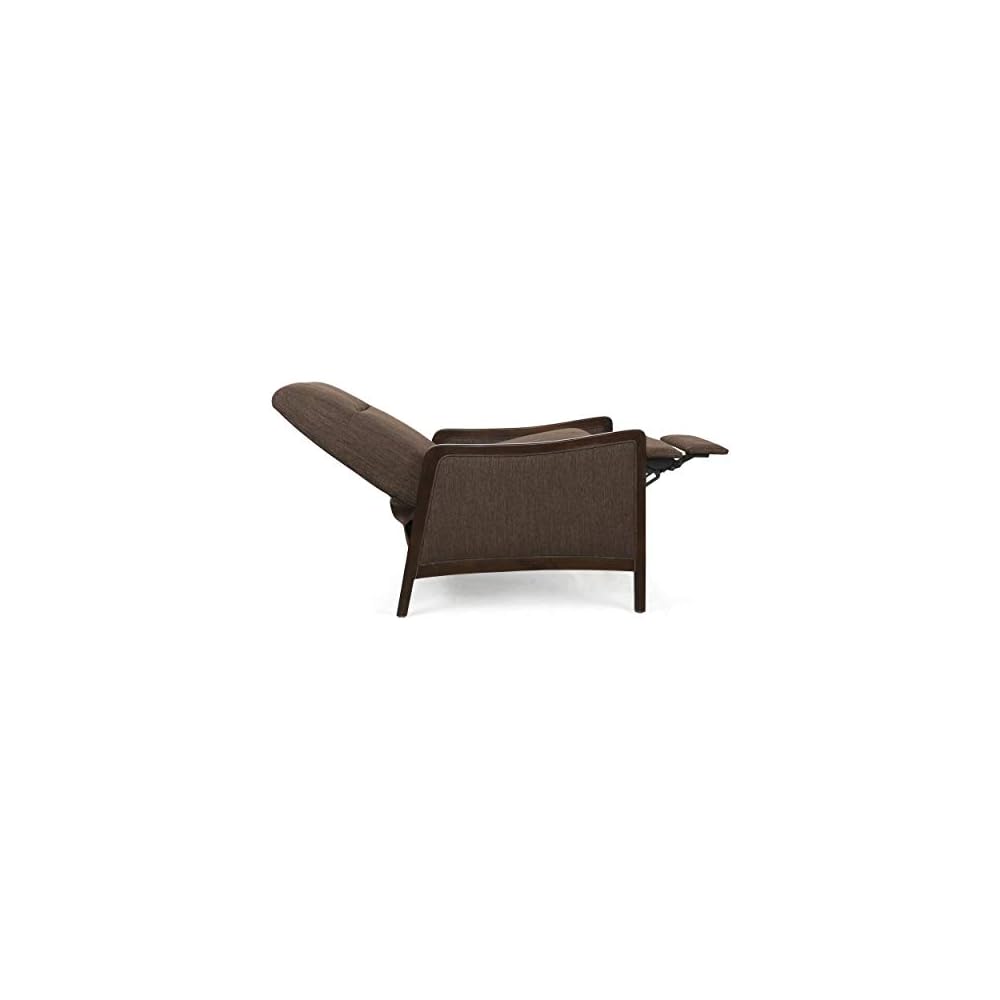 Christopher Knight Home Veatch Pushback Recliner - Brown/Dark Walnut