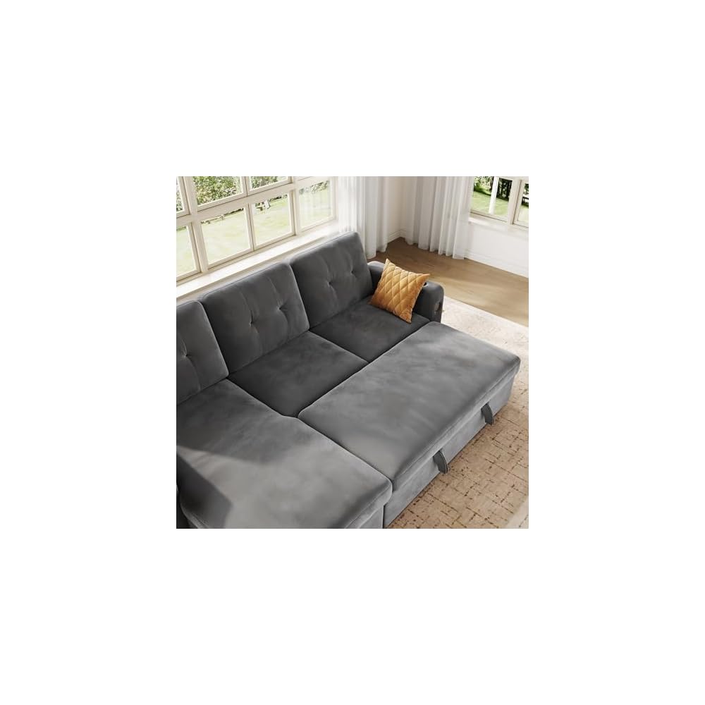 GarveeHome 84 Inch Dark Grey