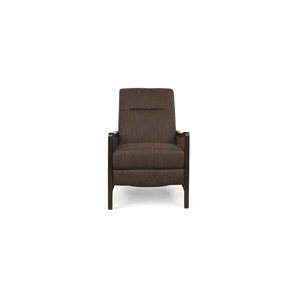 Christopher Knight Home Veatch Pushback Recliner - Brown/Dark Walnut