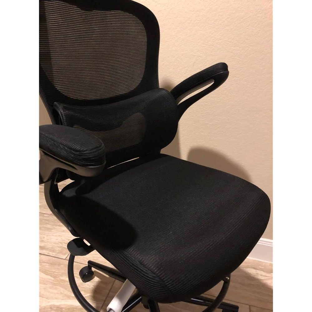 Misolant Multi-Adjustable Leather Executive Office Chair with Adjustable Armrests & Seat Height for Executive Office and Home Workplace,Black