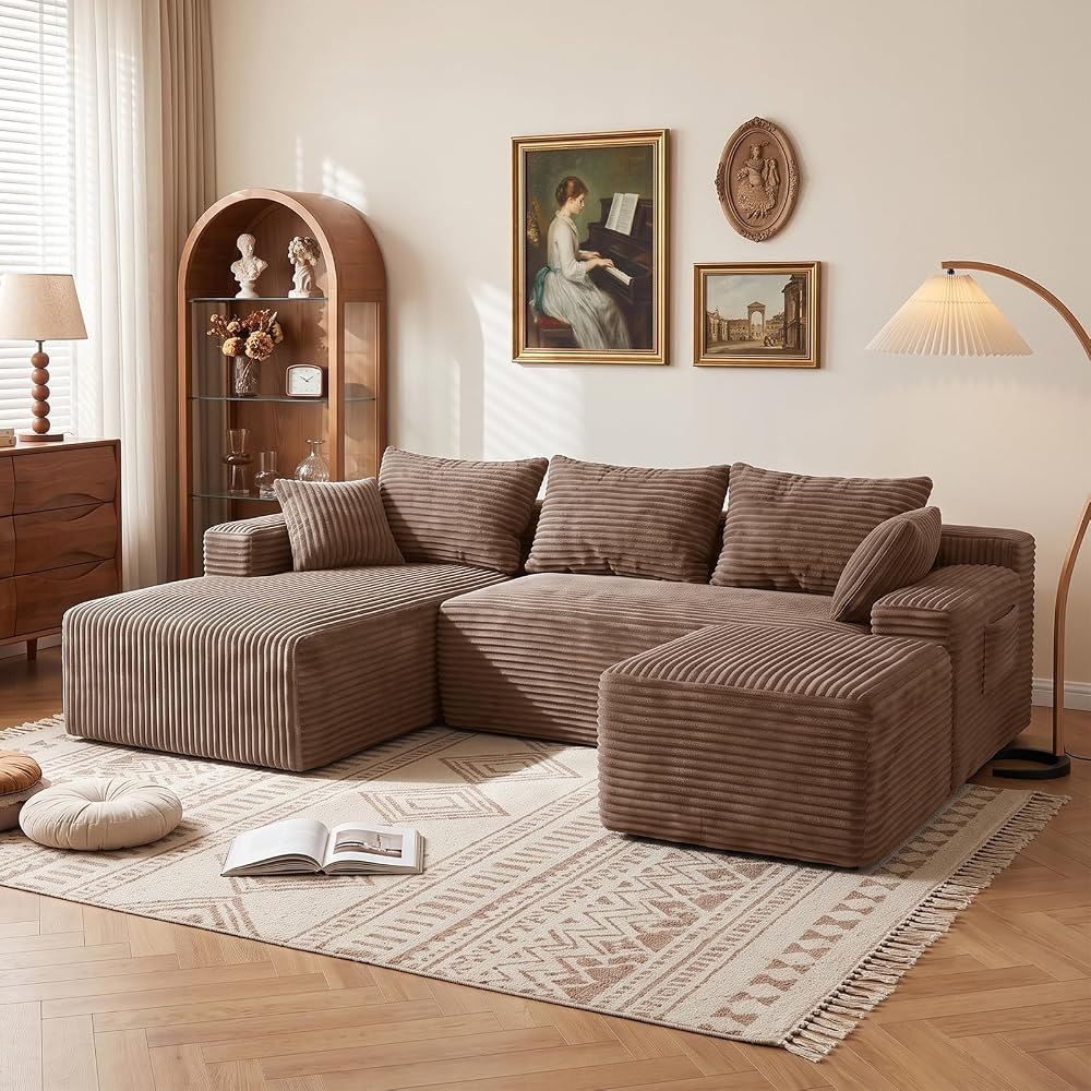 95" Boneless Couches for Living Room